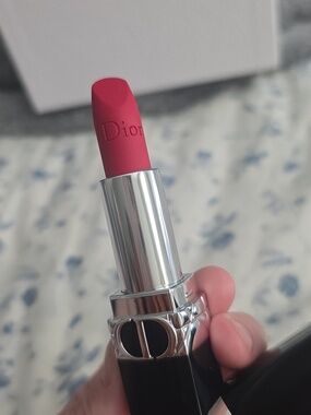 FULL SIZE Dior Luxury Rouge Lipstick IN THE ICONIC 999 MATTE Red - The OG NWOB